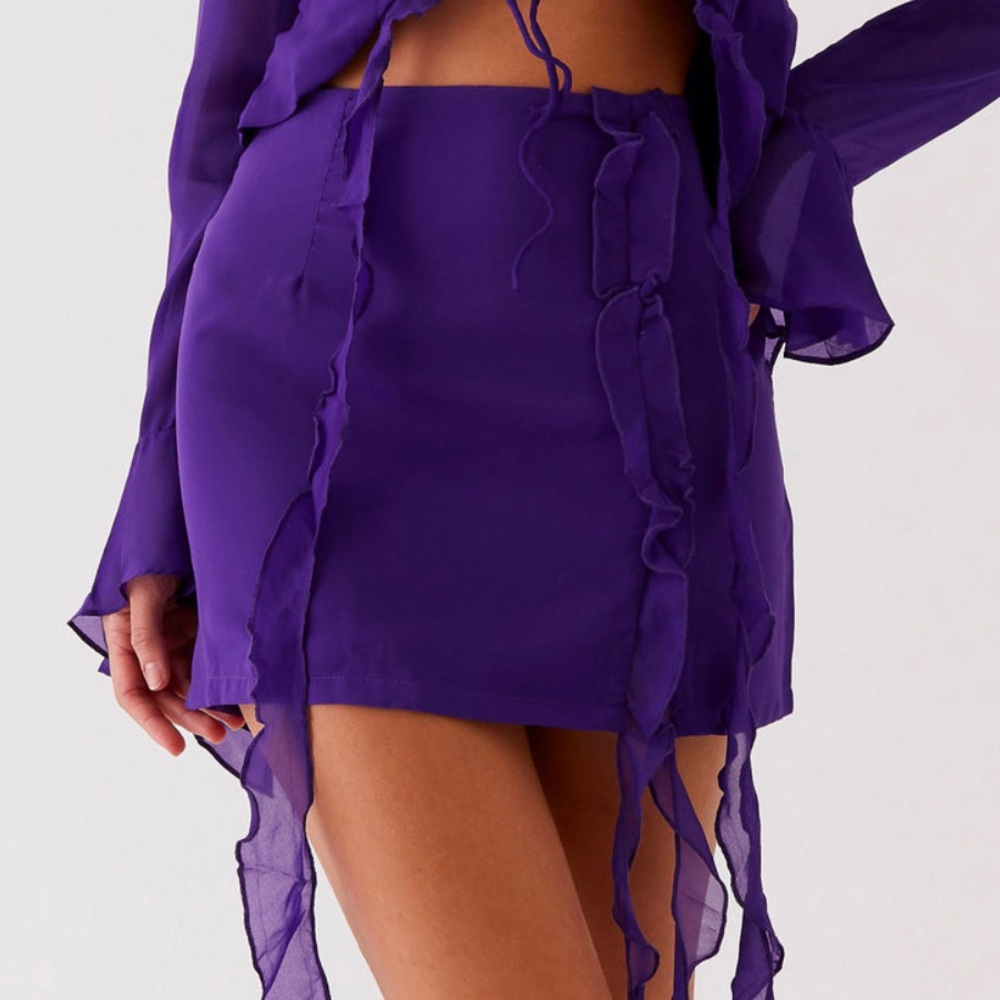 Peppermayo - 	My Favourite Part Mini Skirt - Violet